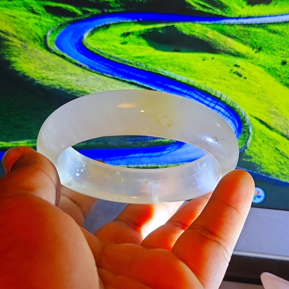 Jade bangle from laoning china 57mm